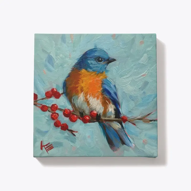 Blue Bird Canvas Print