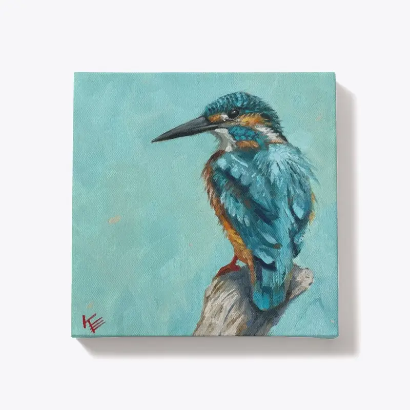 Kingfisher Canvas fine art Print