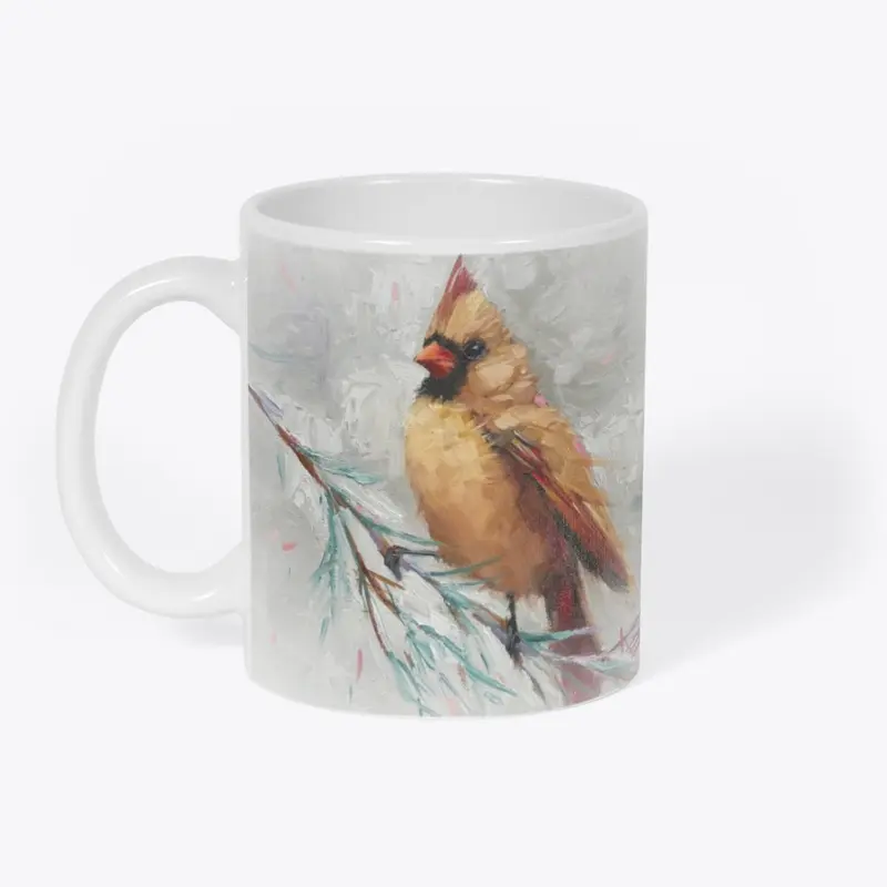 Female Cardinal Mug